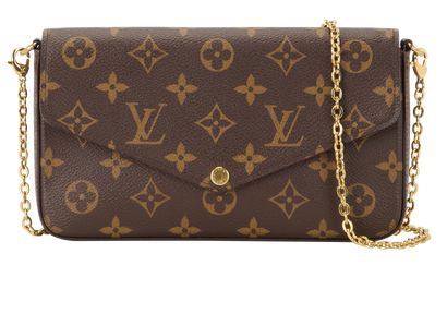 Felicie Pochette, &pound;750, Handbags, Brown, Leather, Front view